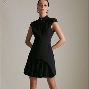 Karen Millen Pleated Military Dress